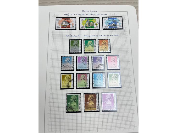 holding on album pages, better including QV used stamp to 96c, KGV Silver Jubilee, KGVI Silver Wedding, etc. Large quantity. 